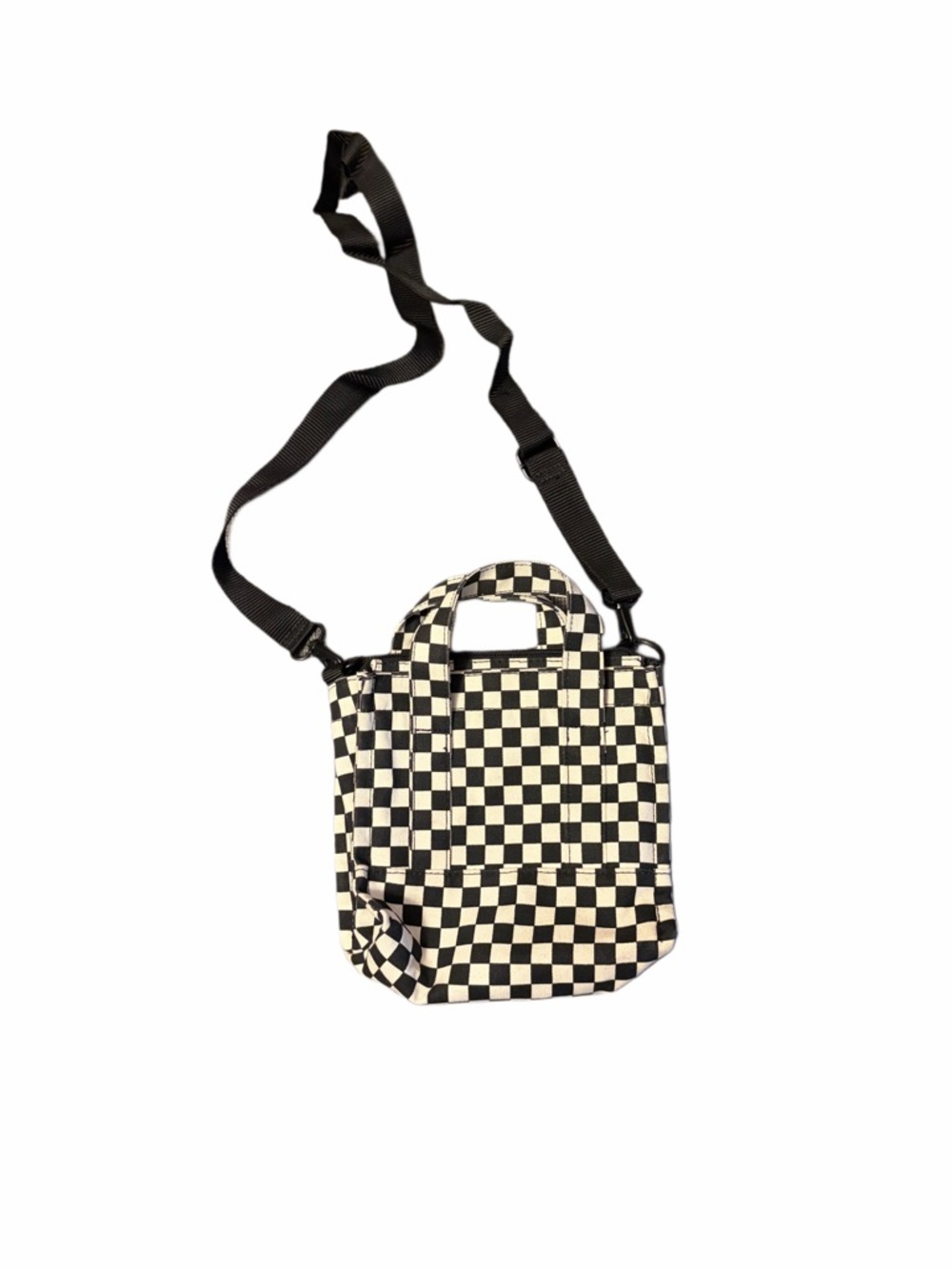 Vans Black & White Checkerboard Crossbody Bag - Picture 5 of 7